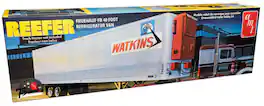 PopMarket - AMT Fruehauf 40 ft Reefer Trailer Watkins 1/25 Scale Model Kit - COLLECTIBLES - Multicolor