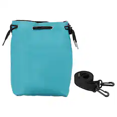 Front. Unique Bargains - Drawstring Camera Bag, Large PU Leather Case for Nikon Z9/Z7II/Z6II, Fuji - Sky Blue.