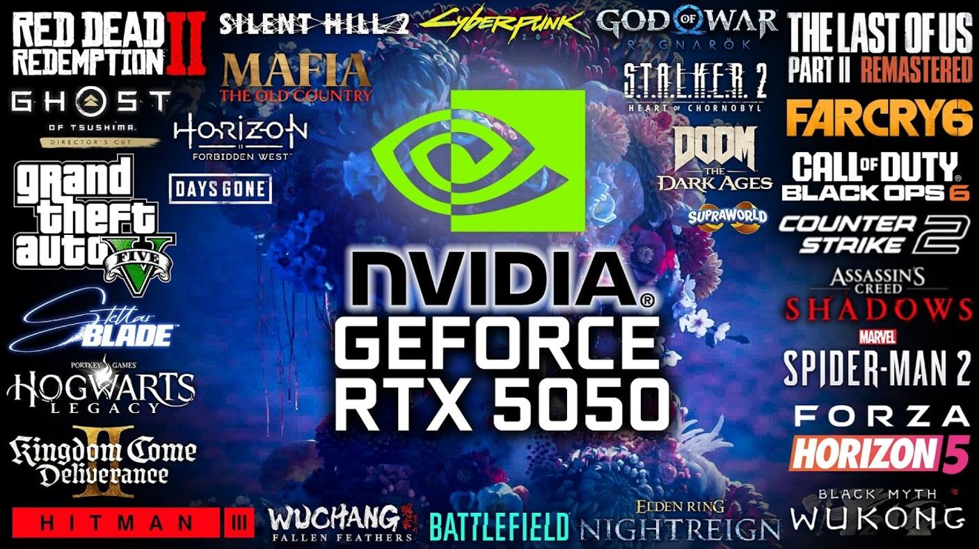 RED DEAD REDEMPTION II  
SILENT HILL 2  
LYBERFUNK  
GOD OF WAR  
THE LAST OF US  
PART II REMASTERED  
MAFIA THE OLD COUNTRY  
STALKER 2  
GHOST OF TSUSHIMA  
HORIZON FORBIDDEN WEST  
DIRECTOR'S CUT  
DOOM THE DARK AGES  
CALL OF DUTY BLACK OPS 6  
GRAND THEFT AUTO V  
DAYS GONE  
NVIDIA GEFORCE RTX 5050  
COUNTER STRIKE 2  
ASSASSIN'S CREED SHADOWS  
MARVEL  
PORTKEY GAMES SPIDER-MAN 2  
HOGWARTS LEGACY  
KINGDOM COME DELIVERANCE  
HORIZON 5  
EIDEN RING BLACK MYTH  
ELDEN RING  
HITMAN III  
WUCHANG  
BATTLEFIELD NIGHTREIGN  
WUKONG  
FALLEN FEATHERS