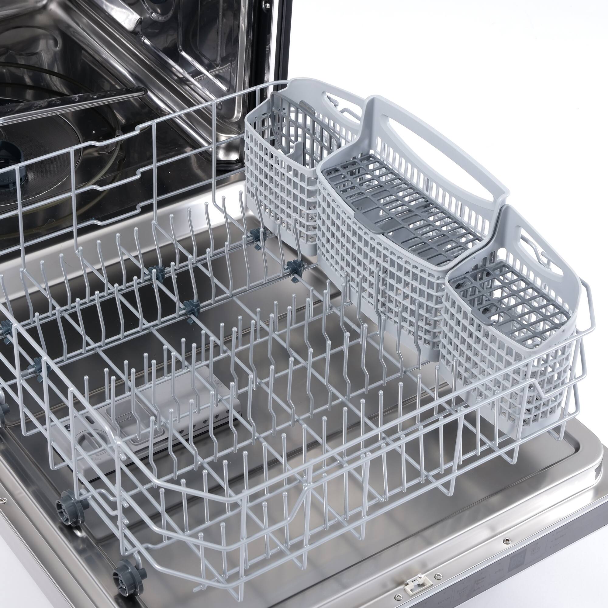 Alt View 3. COSMO - COS-DIS6502 24 in. Top Control Built-In Tall Tub Dishwasher in Fingerprint Resistant - Stainless Steel.