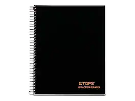 TOPS - JEN Subject Notebooks, 6.75" x 8.5", Cornell, 84 Sheets - Black