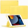 Front. VIKESI - Magnetic Case for iPad 10.2" 7th/8th/9th Gen, Shockproof, Pencil Holder, Auto Wake/Sleep, Multi-Angle Stand - Yellow.
