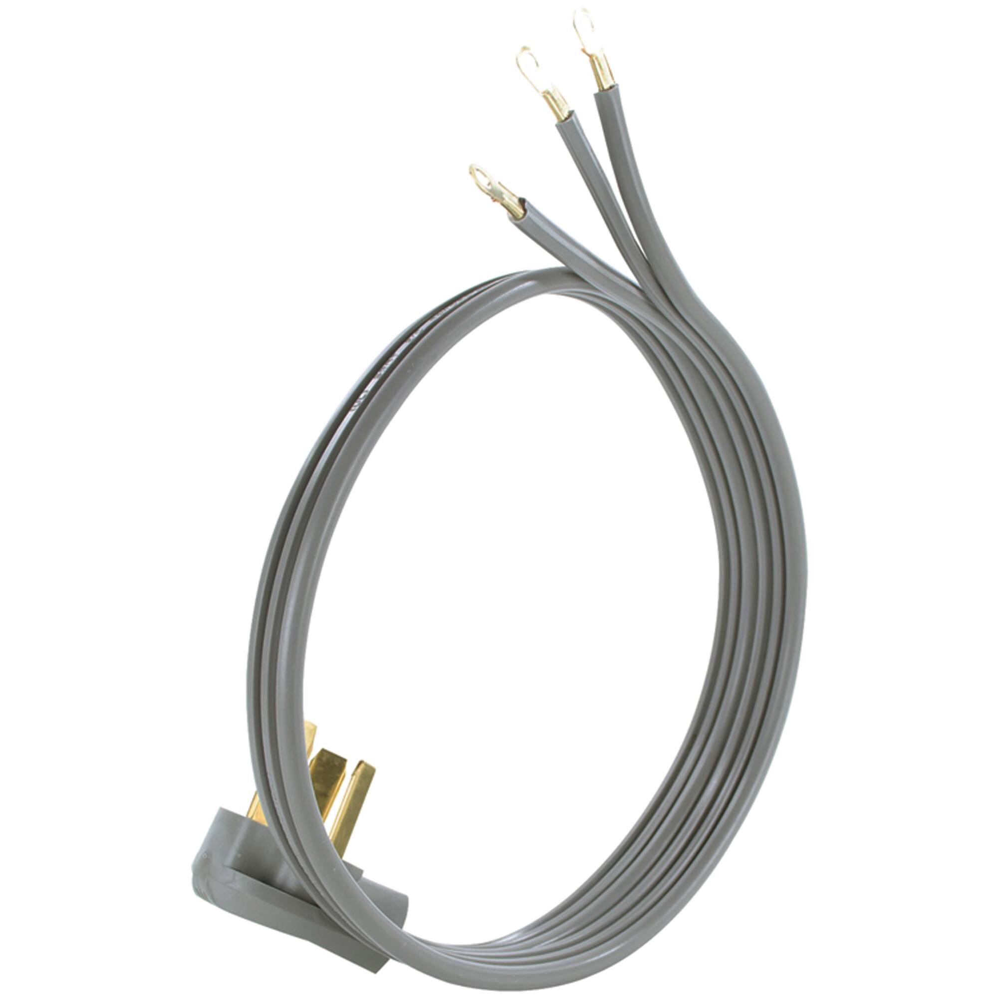 Alt View 10. Certified Appliance Accessories - 3-Wire Eyelet 50 Amp Range Cord 6 ft.