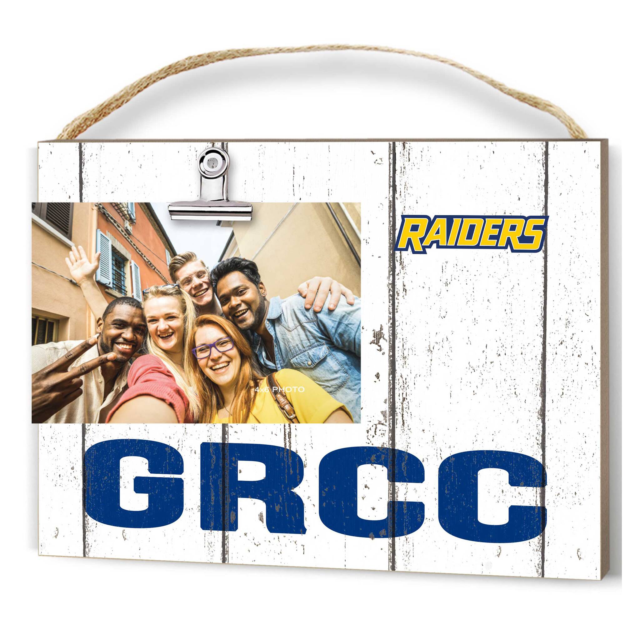 Jardine - Grand Rapids Raiders 8'' x 10'' Weathered Design Clip It Frame - White