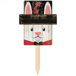 Fan Creations - Cincinnati Bearcats 16" x 19" Easter Bunny Yard Stake - Multicolor