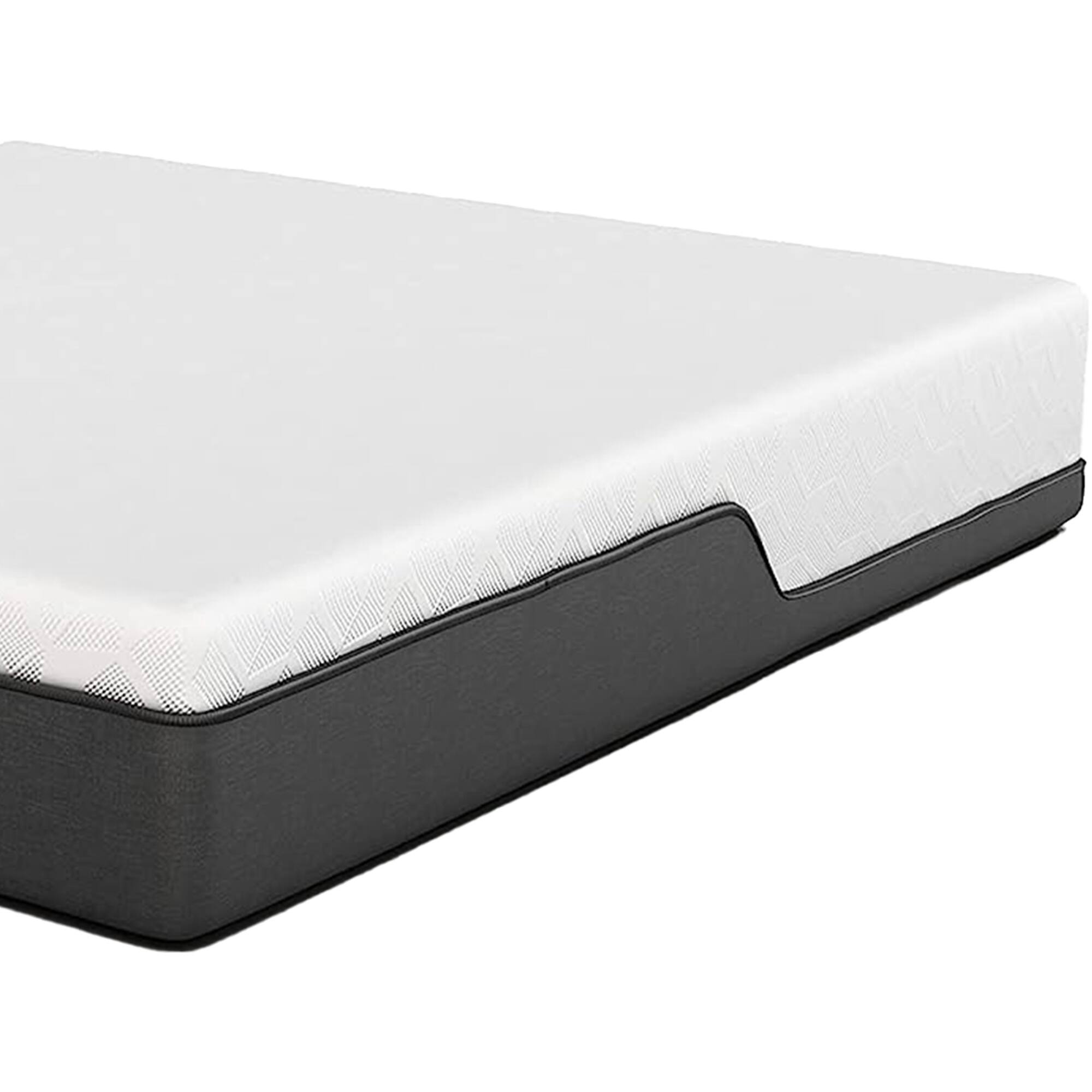 Alt View 8. Dynasty Mattress - Dynasty Mattress 8 Inch CoolBreeze Gel Memory Foam RV Short King Mattress Bed - White.