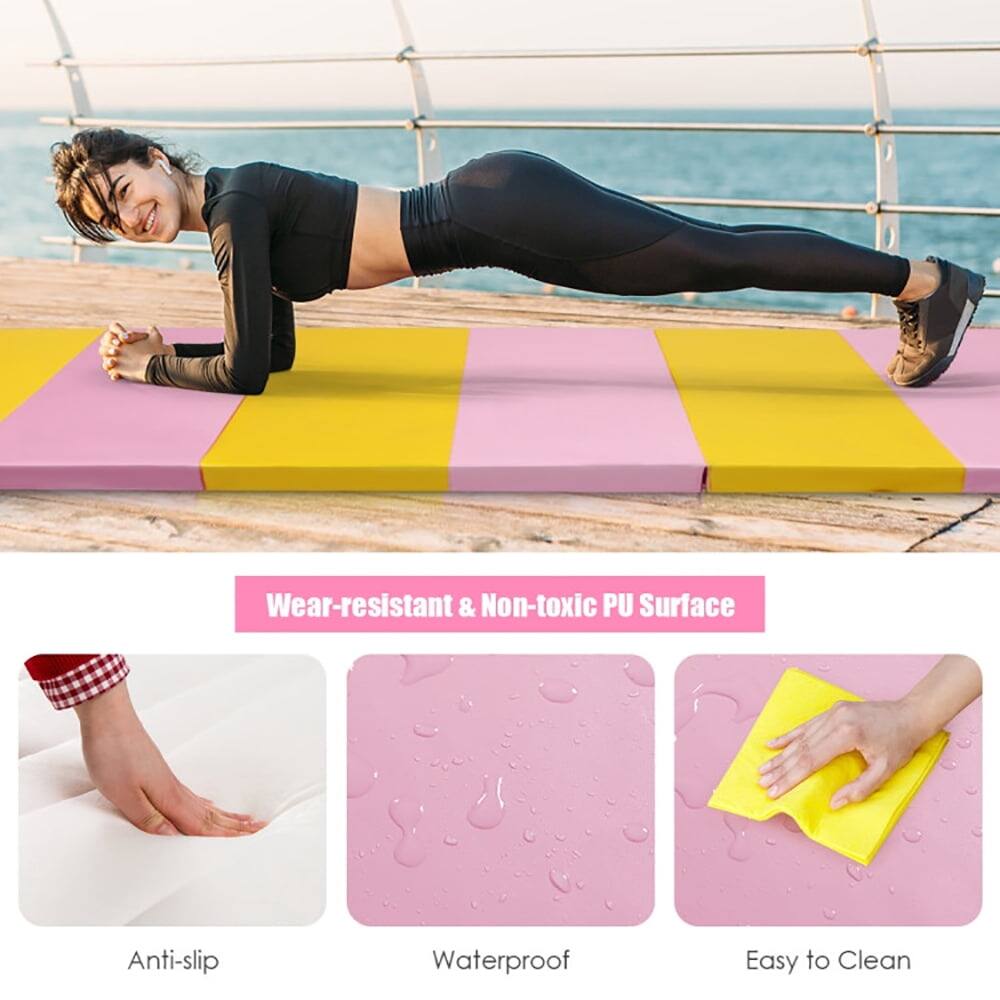Wear-resistant & Non-toxic PU Surface  
Anti-slip  
Waterproof  
Easy to Clean
