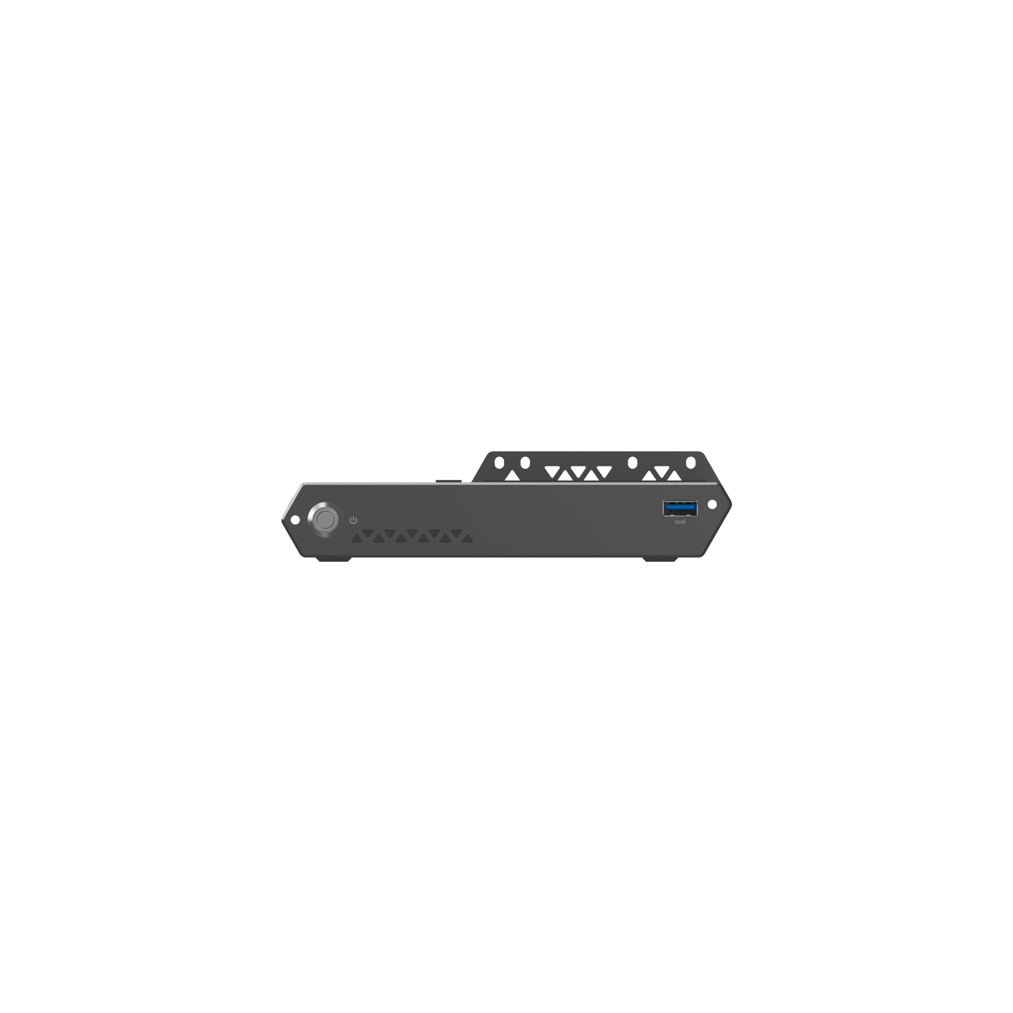 Angle. Minisforum - Minisforum DEG2 eGPU Dock, Oculink Graphics Docking Station - Black.