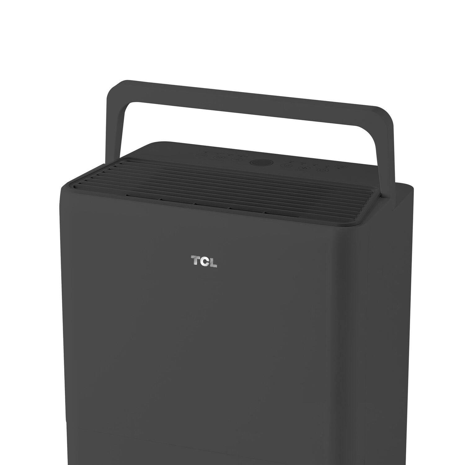 Alt View 7. TCL - TCL 50 Pint 4500 Sq. Ft. Smart Portable Dehumidifier with Pump, ENERGY STAR® Certified, Smart Home Compatible, Black - Black.