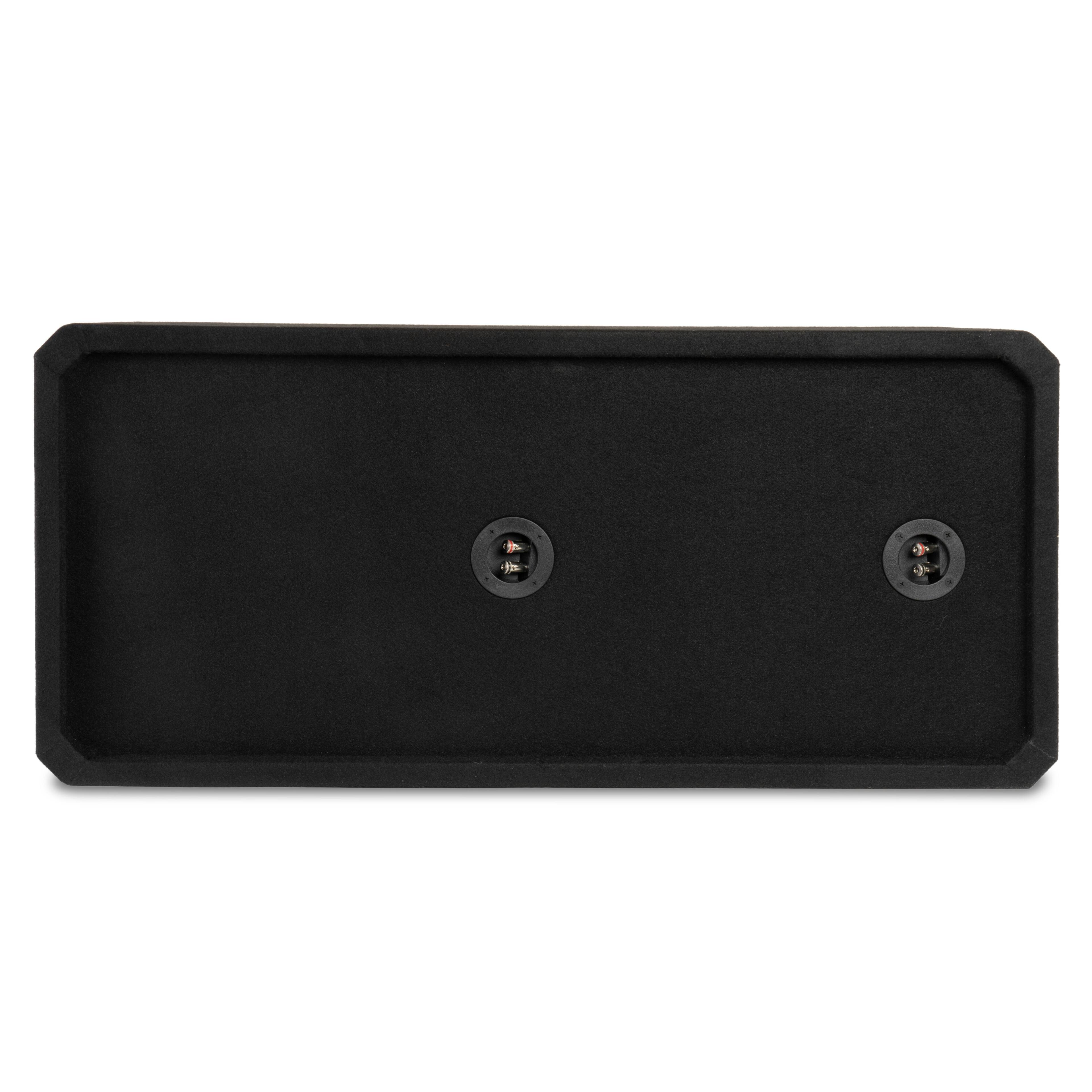 Alt View 3. NVX - NE122P Dual 12" Slot Ported 3/4" MDF Subwoofer Enclosure.