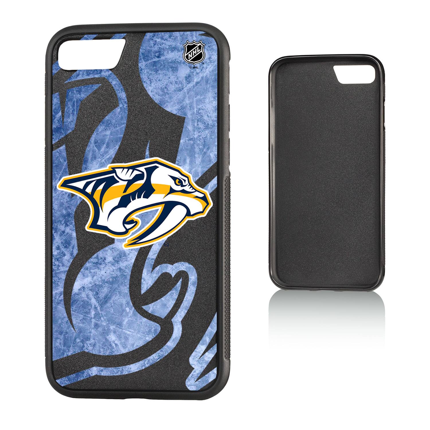 Alt View 2. Keyscaper - Nashville Predators Bump Case with 8.2ft Drop Protection - 15 Pro Max - Multicolor.