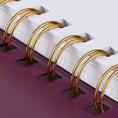 Alt View 5. AT-A-GLANCE - 2026 Contemporary 9" x 11" Monthly Planner, Faux Leather Cover - Purple.