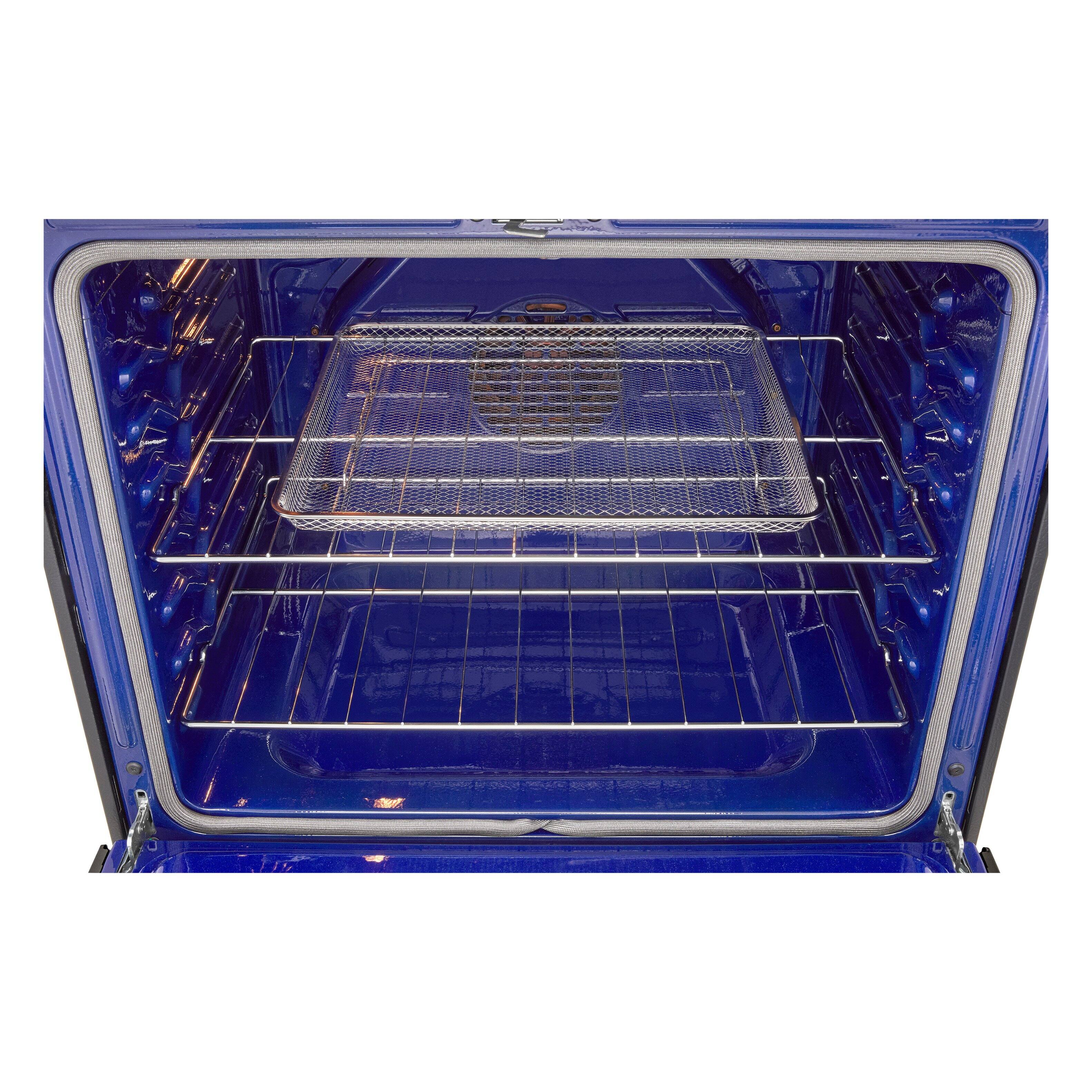 Alt View 18. LG - 6.3 Cu. Ft. Freestanding Gas True Convection Smart Range with EasyClean, Air Fry and Premium Handle - Black Stainless Steel.