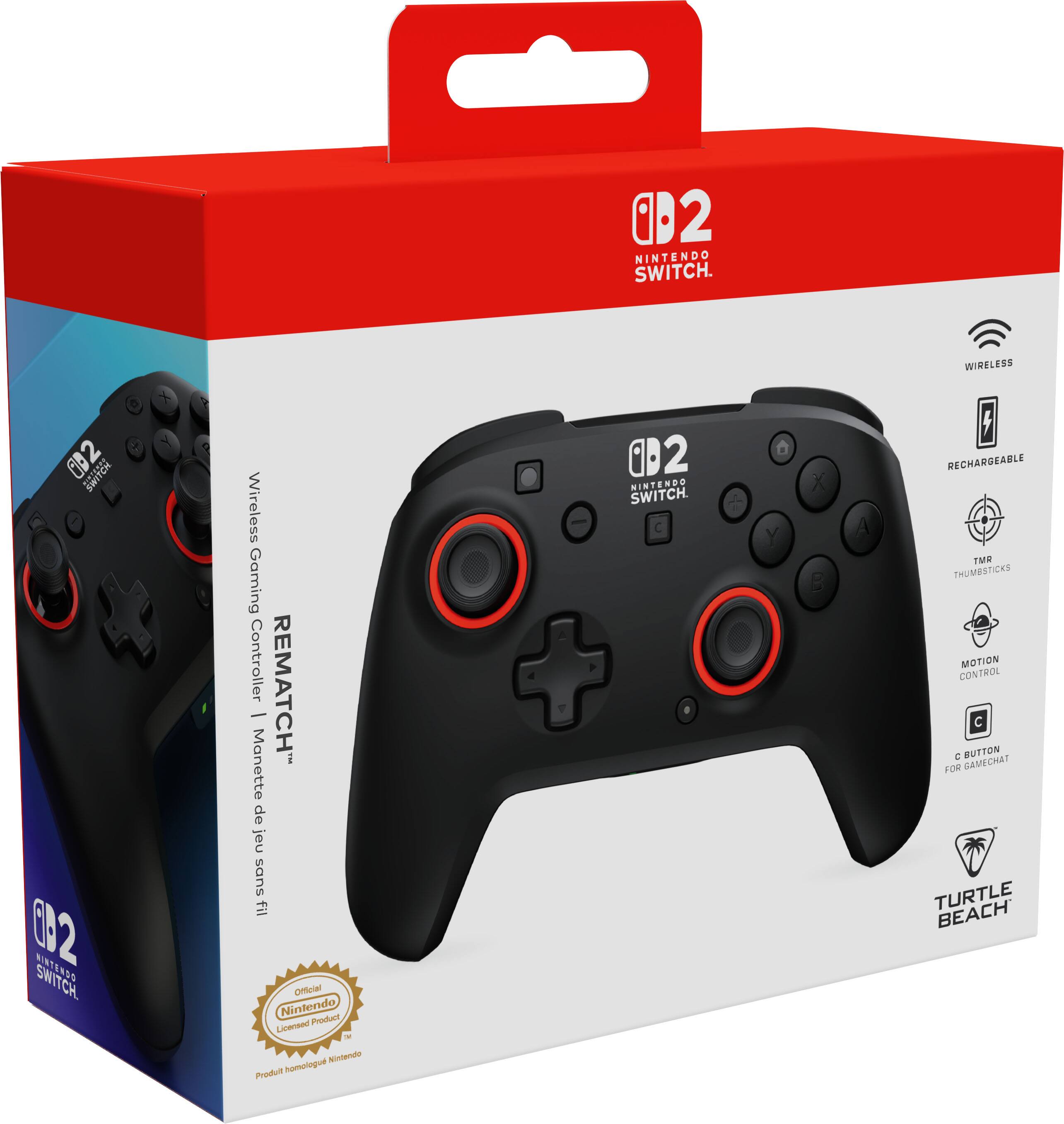 0D2 NINTENDO SWITCH. WIRELESS 0B2 SiTEH O:2 2 SWITCH Wireless Gaming Controller REMATCH | Manette de jeu sans fil omfcie Nintendo Licenand Poduct Nintando Produc homelogue 0B2 NINTENDO SWITCH. C A RECHARGEABLE TM THUMESTICKS MOTION CONTROL C C BUTTON FOR GAMECHAT TURTLE BEACH

Corrected text:
0D2 NINTENDO SWITCH. WIRELESS 0B2 SiTEH O:2 2 SWITCH Wireless Gaming Controller REMATCH | Manette de jeu sans fil officielle Nintendo Licensed Product Nintando Product homologué 0B2 NINTENDO SWITCH. C A RECHARGEABLE TM THUMESTICKS MOTION CONTROL C C BUTTON FOR GAMECHAT TURTLE BEACH