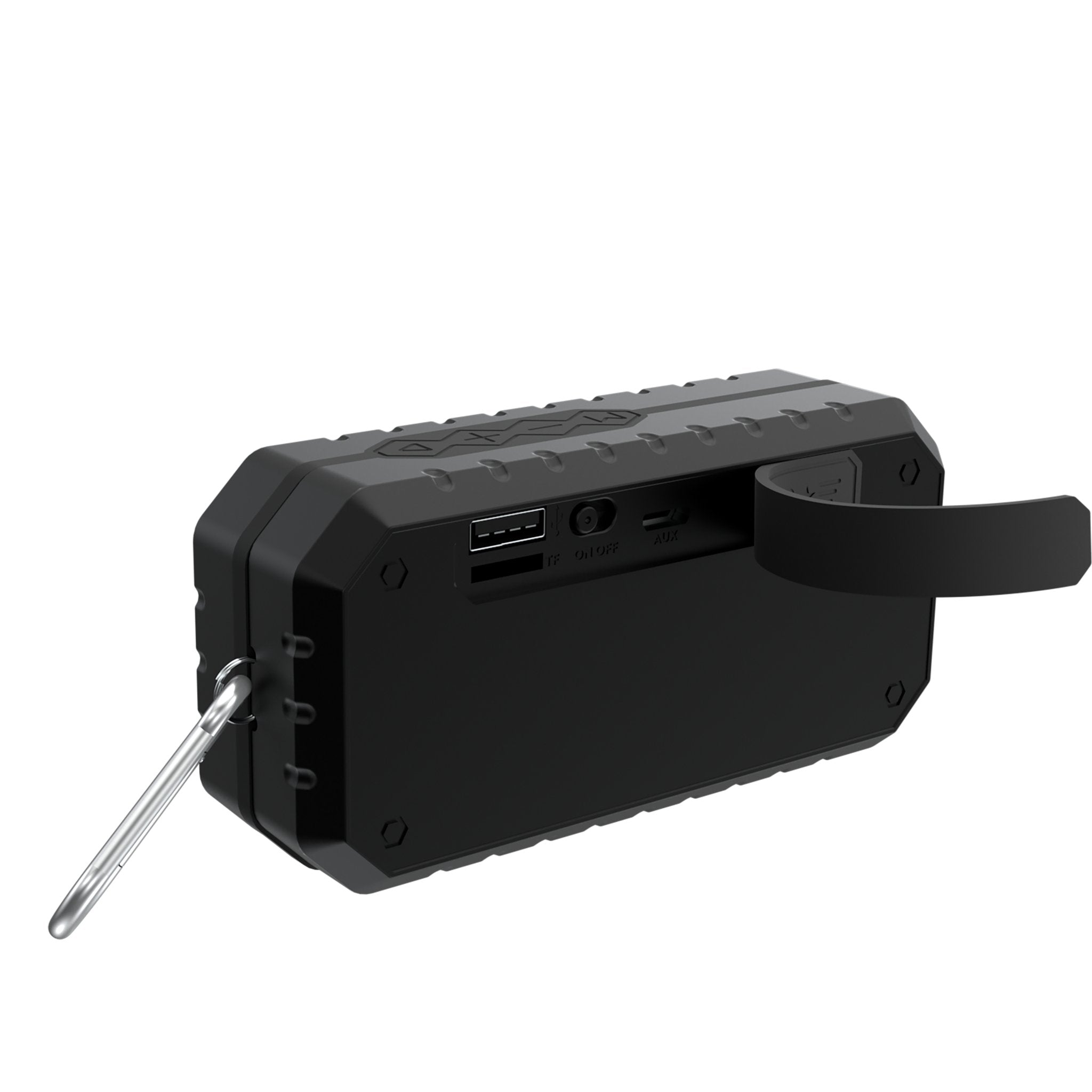 The text on the image reads:

"OFF ON/OFF
AUX"