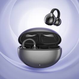 Cluzine - Open-Ear Wireless Headphones, Premium Sound, Compatible with iOS & Android, 8 Hours Long Battery Life - Rust