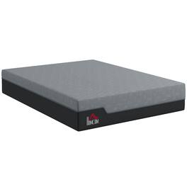 Homcom - Mattress, 14 Inch Memory Foam Mattress for Pressure Relief, Graphene Gel Cooling Copper Bed in a Box - Gray