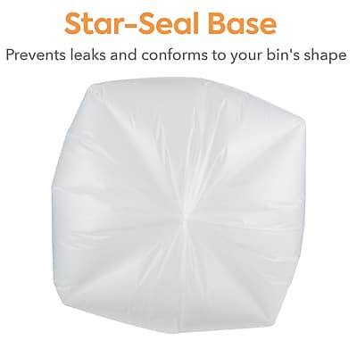 Star-Seal Base  
Prevents leaks and conforms to your bin's shape