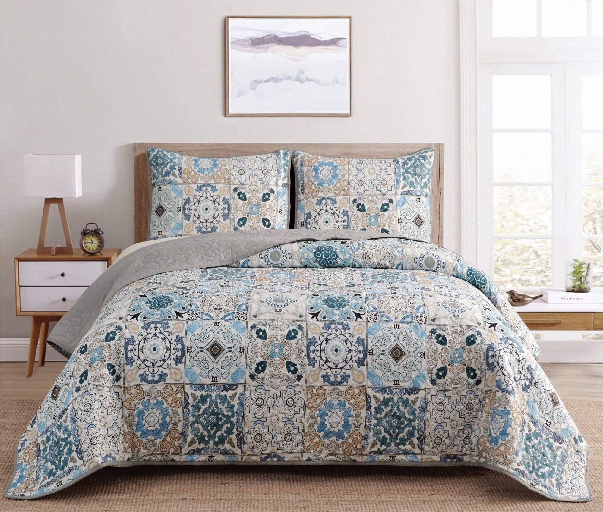 Blue Patchwork Tile