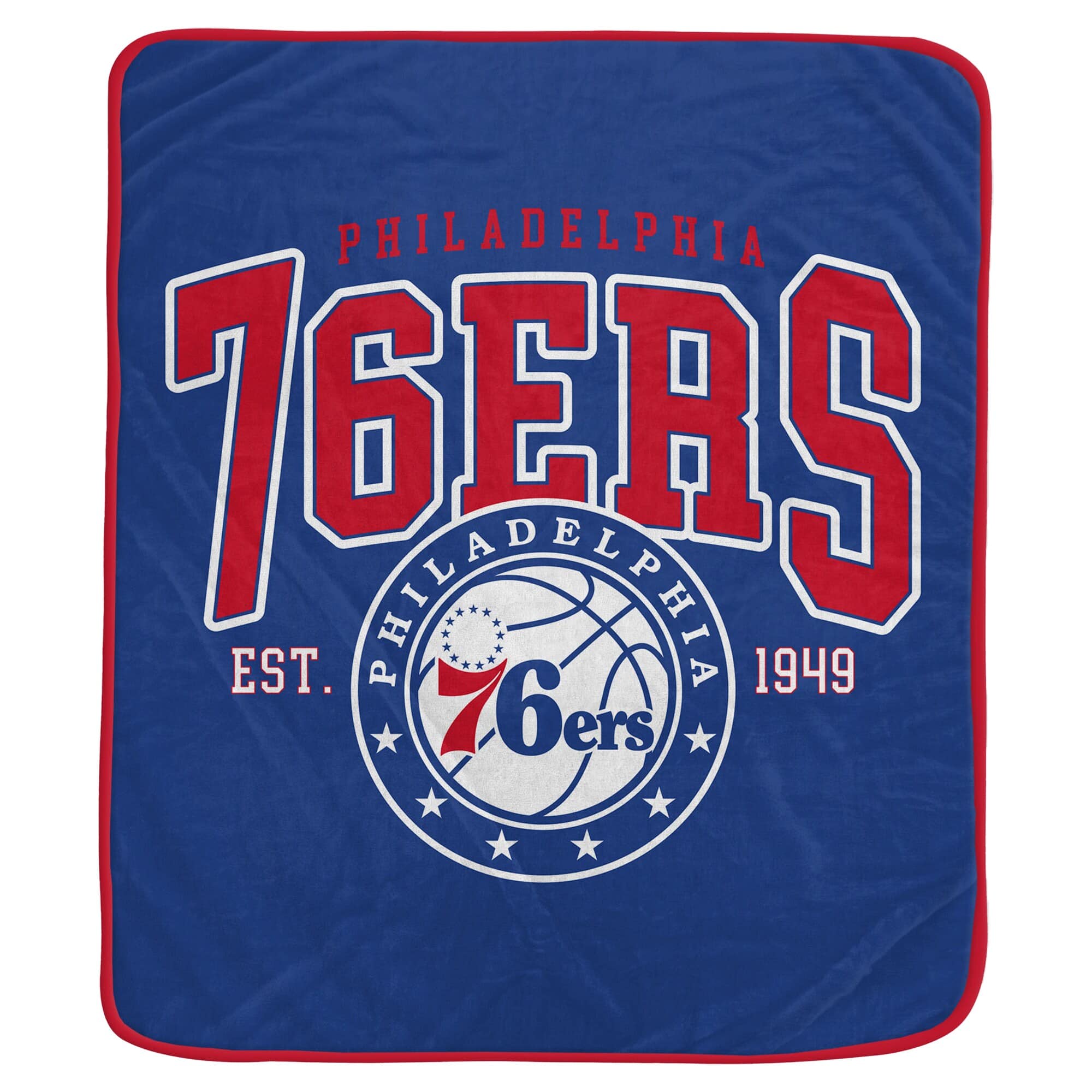Pegasus - Philadelphia 76ers Vintage Arch Ultra Soft 50" x 60" Blanket - Multicolor