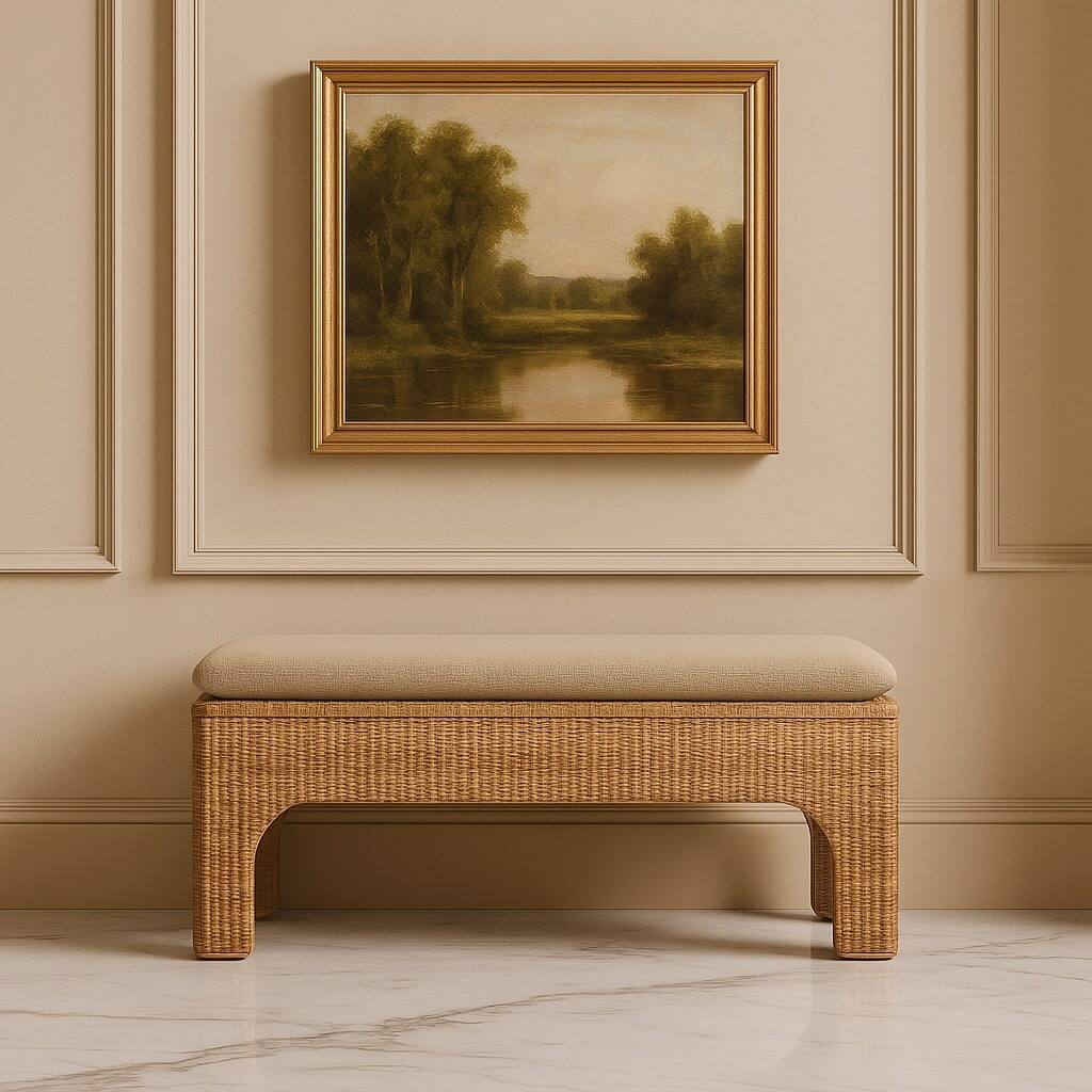 Angle. Artisan Furniture - Artisan Furniture, Rattan Harmony,soft cushioned seat - Brown.