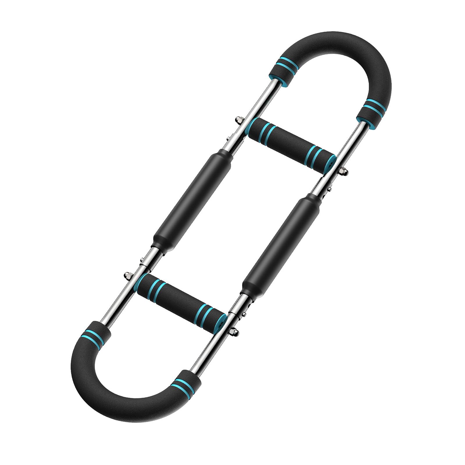 Angle. MERACH - MERACH Twister Arm Trainer 60-110lb Adjustable Chest Workout Equipment for Strength Training - Black.