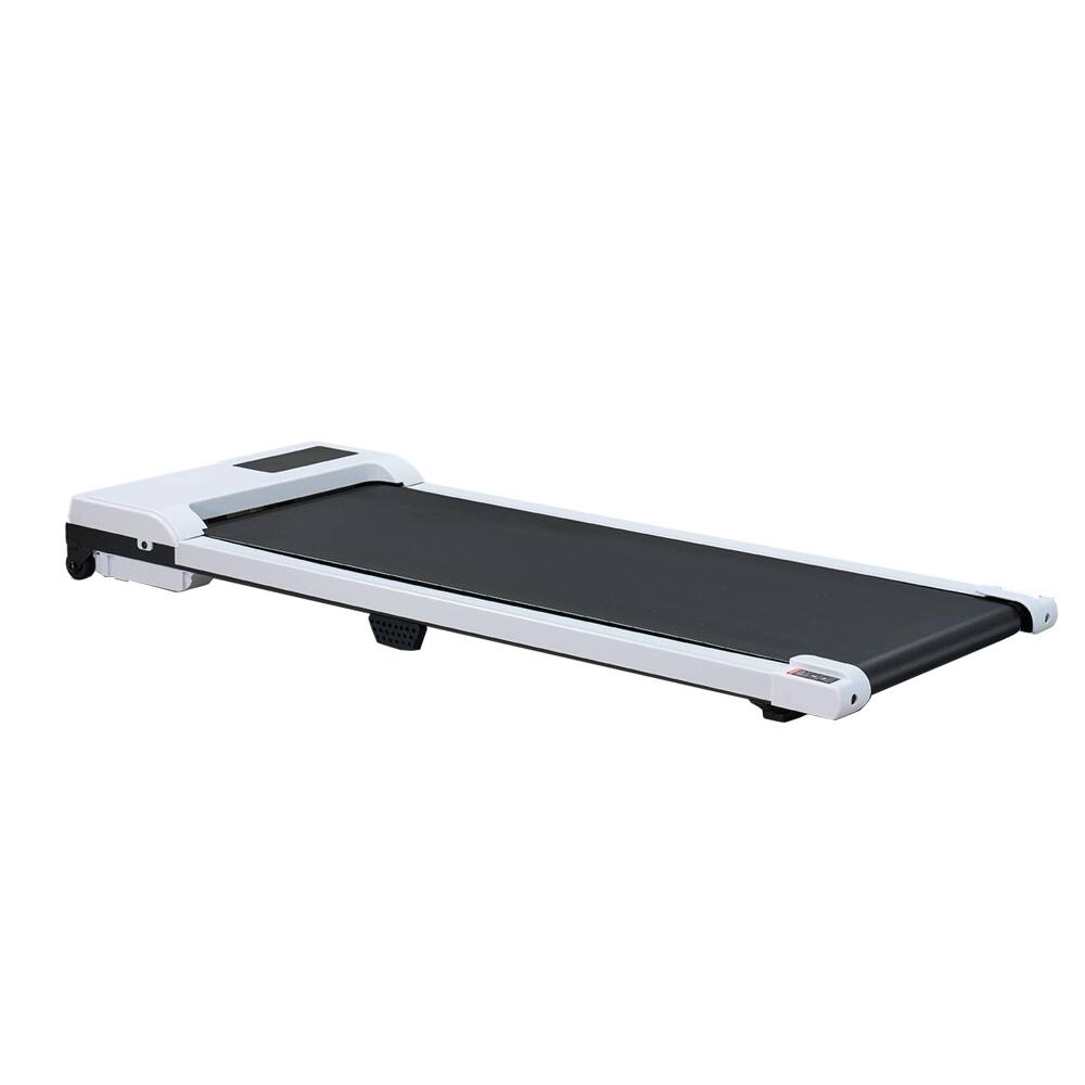Alt View 7. Loheer - Loheer Walking Pad Portable Under Desk Treadmill 2.0HP White - White.