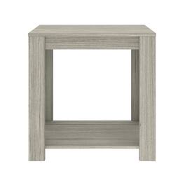 Boyd Sleep - Brisbane Low Profile Open Storage Nightstand - Barnwood Grey