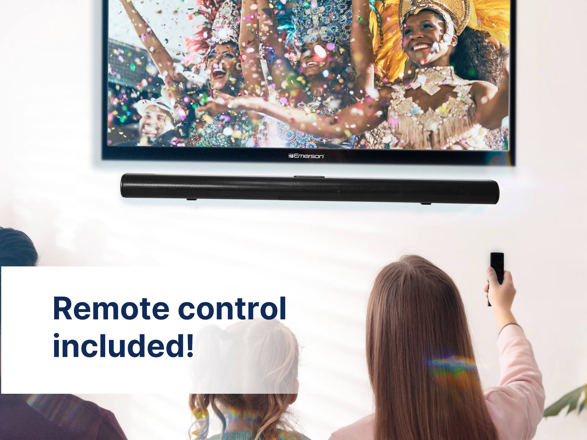 Emerson Remote control included!