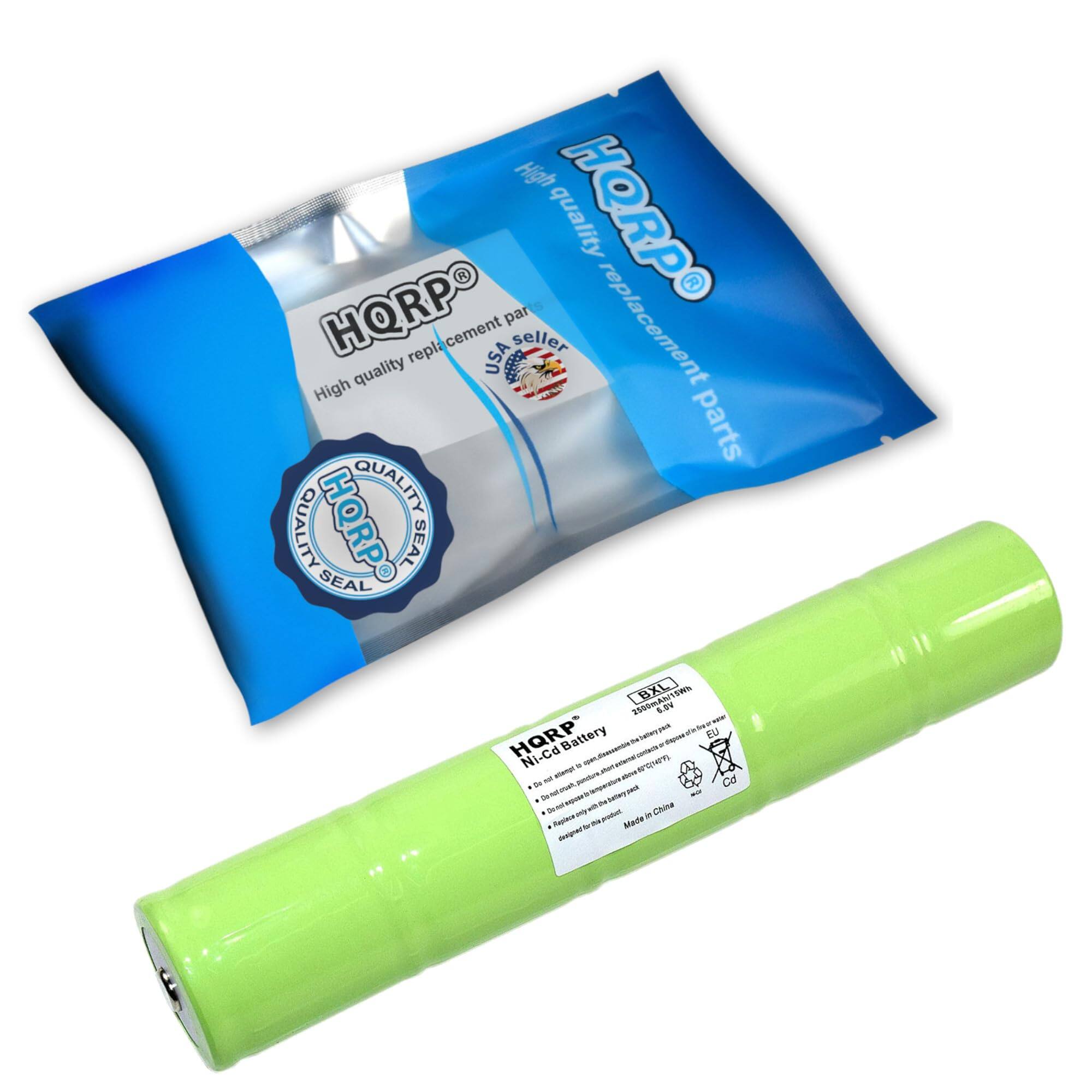 High quality replacement parts  
HQRP  
High quality replacement parts  
USA seller  
HQRP  
QUALITY SEAL  
HQRP  
Battery  
Ni-Cd  
Made in China  
HQRP  
Ni-Cd Battery  
Made in China