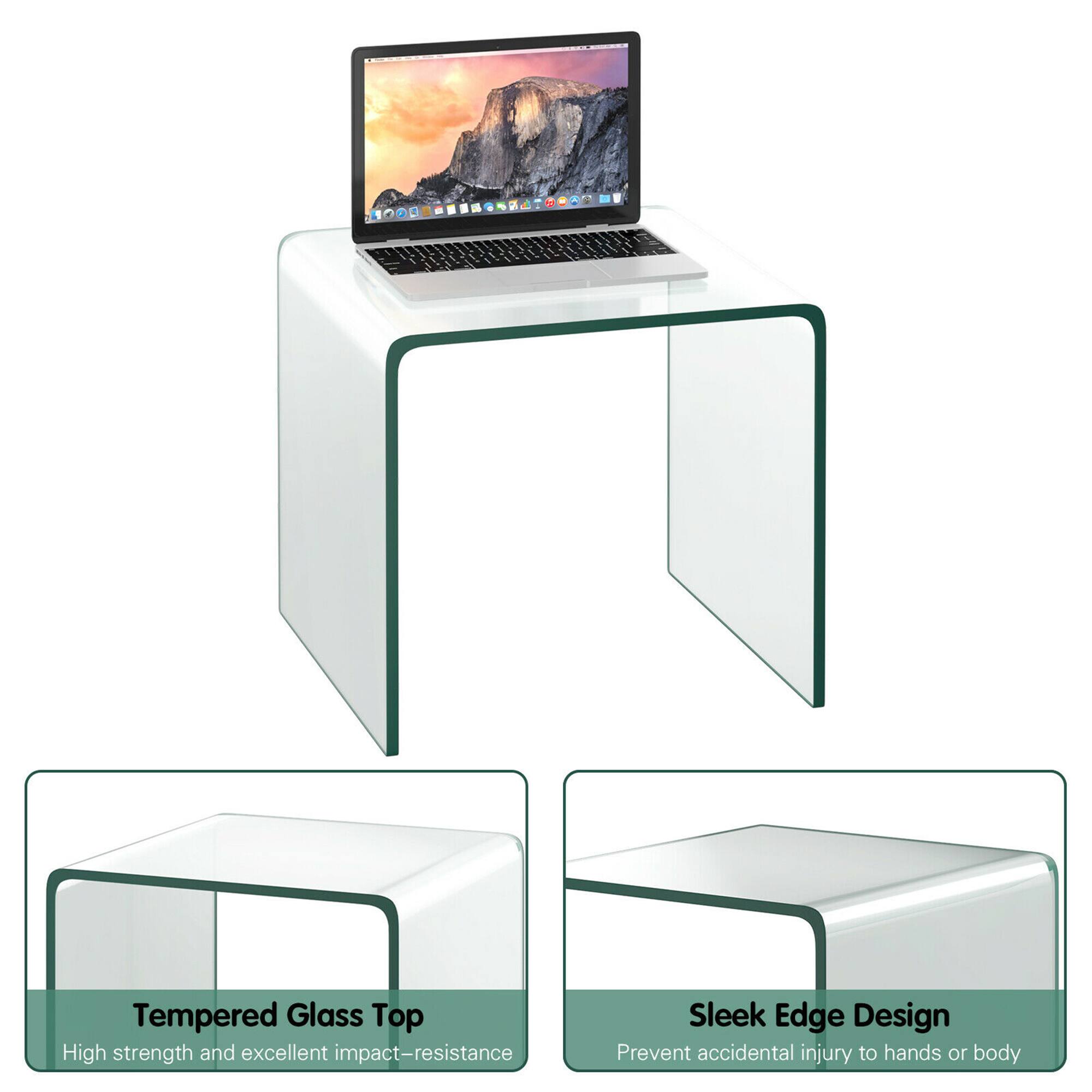 Tempered Glass Top  
High strength and excellent impact-resistance  

Sleek Edge Design  
Prevent accidental injury to hands or body