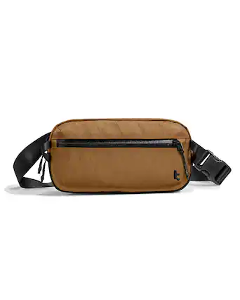 Front. tomtoc - Aviator-T35 2.5L X-Pac Sling Bag with RFID Blocking, Minimalist Crossbody Bag Chest Shoulder Pack for Travel, Everyday - Khaki.
