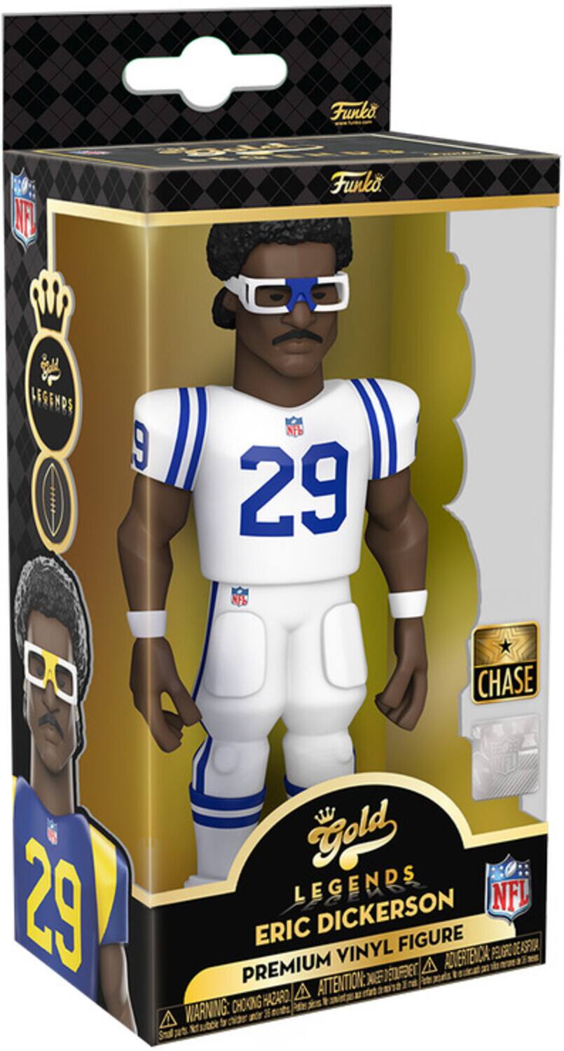 Funko Legends 9 NFL 29 Chase Gold Legends NFL Eric Dickerson Vinyl Figure P9UGR DEASFIOA Premium A ADVERTENCIA XEF DEDLFEN ORASAH A ATTENTION: WARNING: CHOKING HAZARD