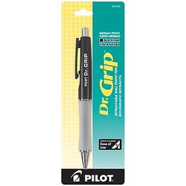 Pilot - Dr. Grip Retractable Ballpoint Pen, Medium Point - Black Ink
