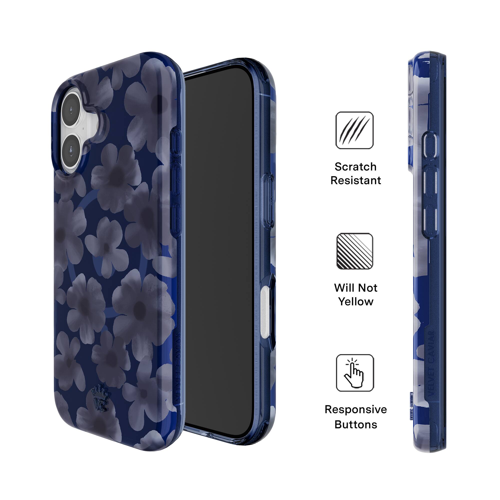 Scratch Resistant  
Will Not Yellow  
Responsive Buttons