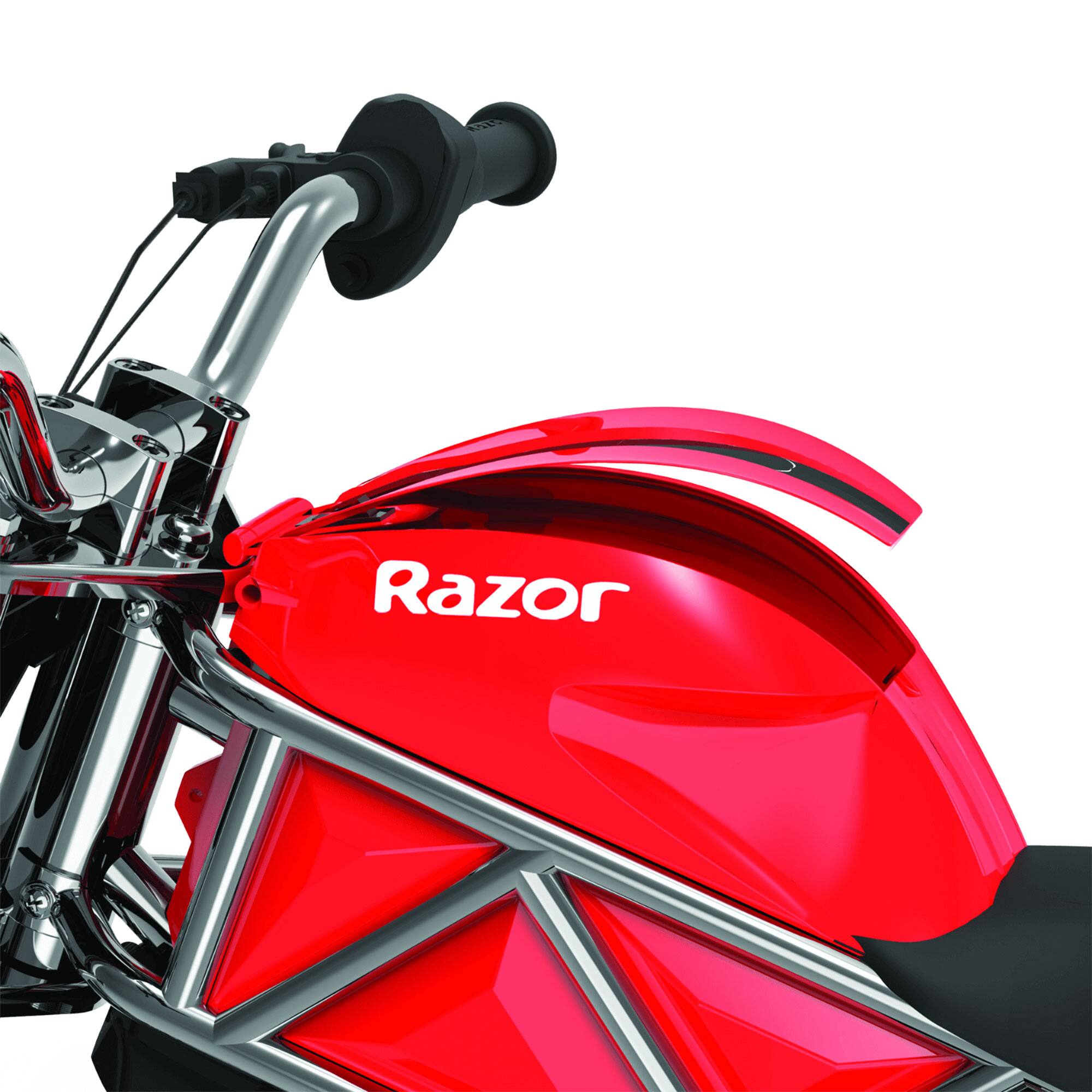 Alt View 2. Razor - Razor RSF350 Single Speed Electric Bike w/ Pneumatic Tires & Chain Driven Motor - Red, Black.