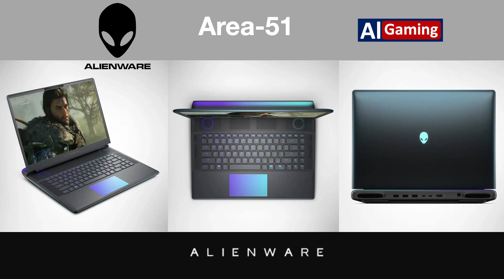 Area-51  
Ali Gaming  
ALIENWARE  
ALIENWARE