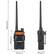 Alt View 6. Winado - Baofeng UV-5R Dual Band UHF/VHF Radio RF FM Ham 2 Way Radio Walkie Talkie - Black.