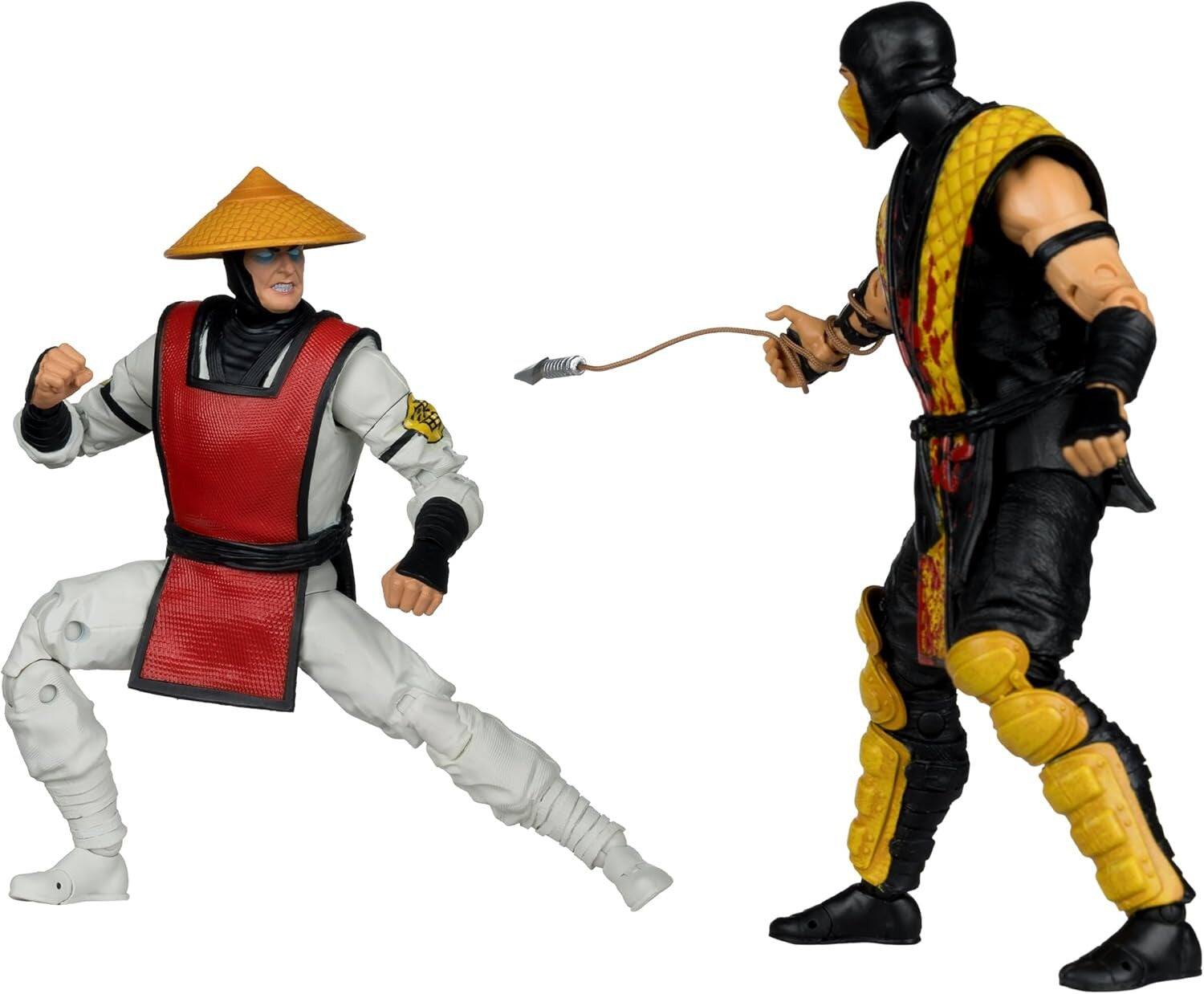Alt View 5. McFarlane Toys - McFarlane Toys: Mortal Kombat Klassic: Scorpion vs Raiden - 7" Figure.