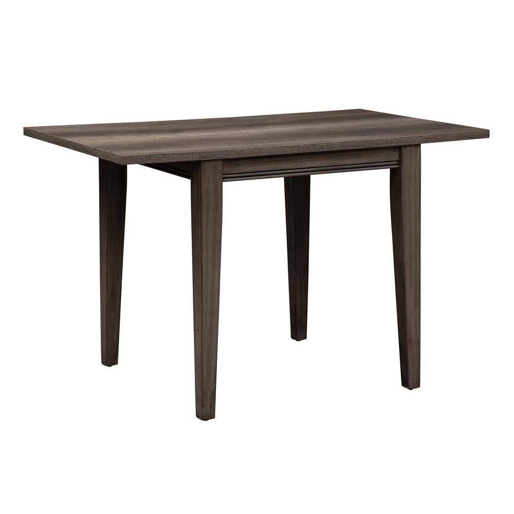 Front. Liberty Furniture Industries - Tanners Creek Drop Leaf Table in Graystone - Grey.