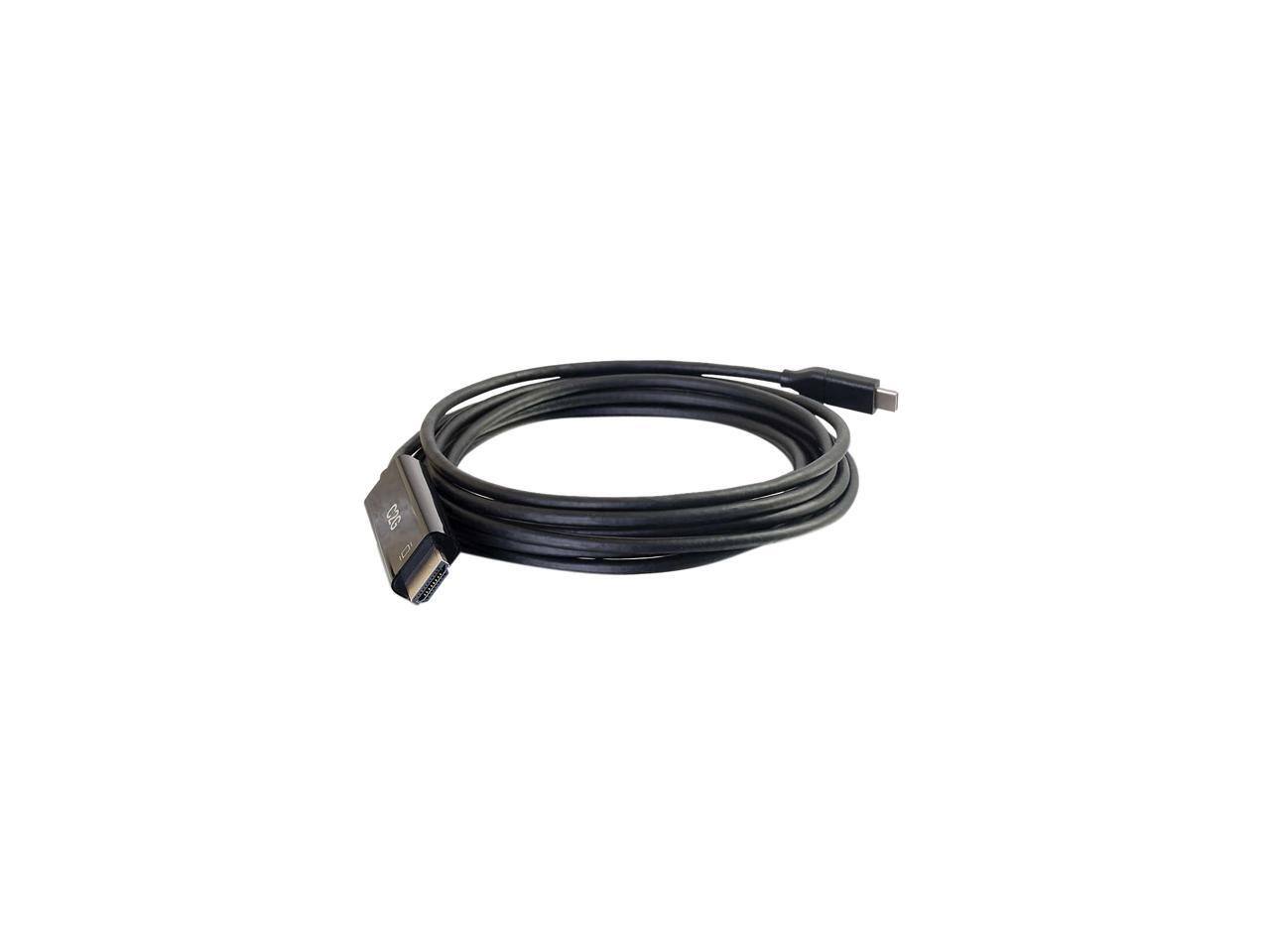 Alt View 2. Cables to Go - C2G 26889 USB-C to 4K UHD HDMI Audio/Video Adapter Cable (60Hz) Black (6 Feet, 1.82 Meters).