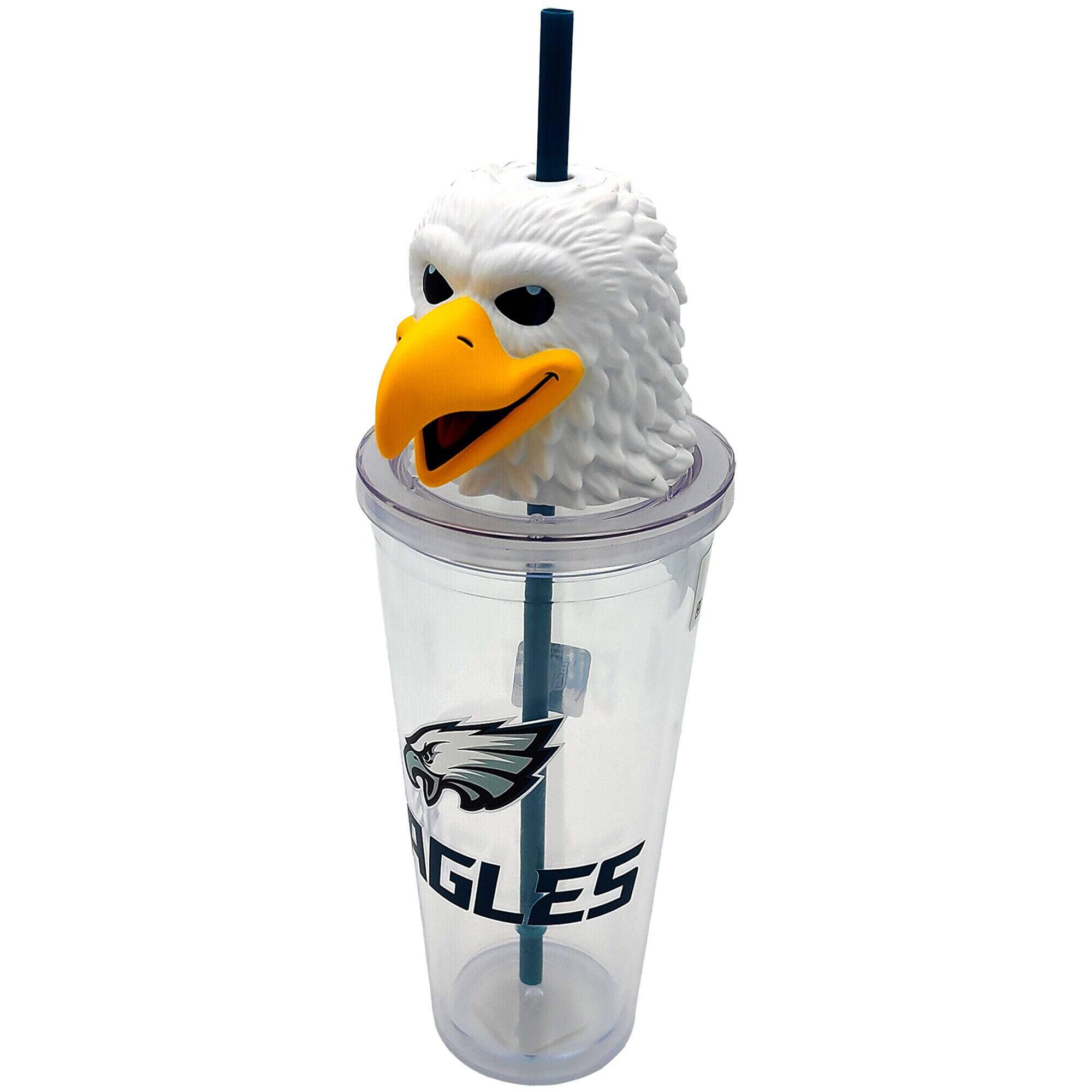 Alt View 1. Pegasus - Philadelphia Eagles Mascot Lid 24oz. Sipper Cup - Multicolor.