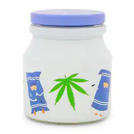 Silver Buffalo - South Park Towelie Glass Storage Jar With Lid | Holds 5 Ounces - Blue