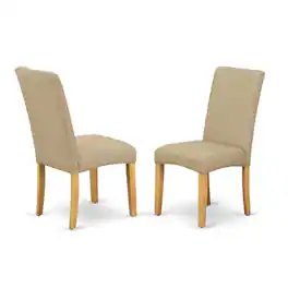 East West Furniture - Dining Room Set Oak - Brown