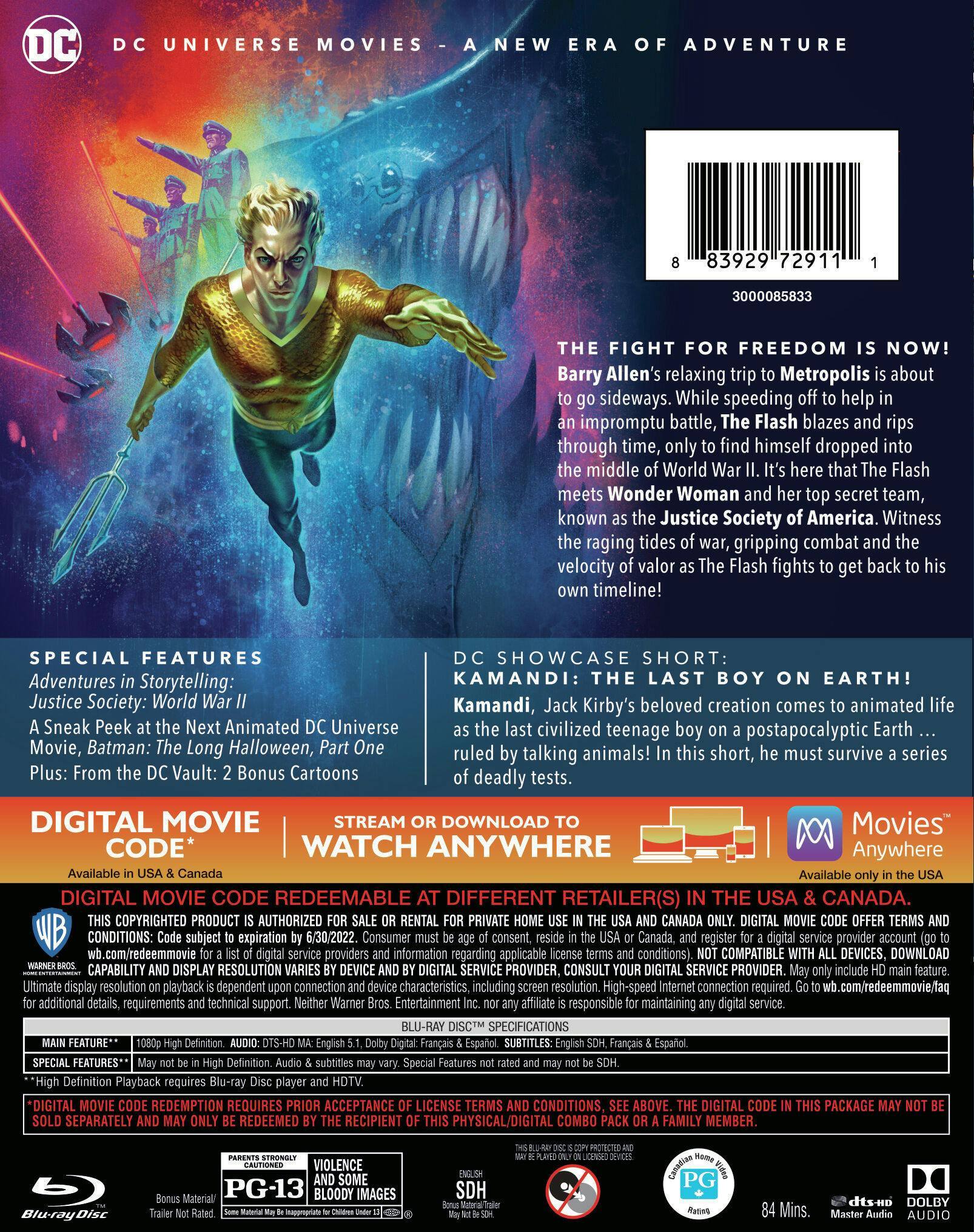 Angle. Justice Society: World War II [Blu-ray].