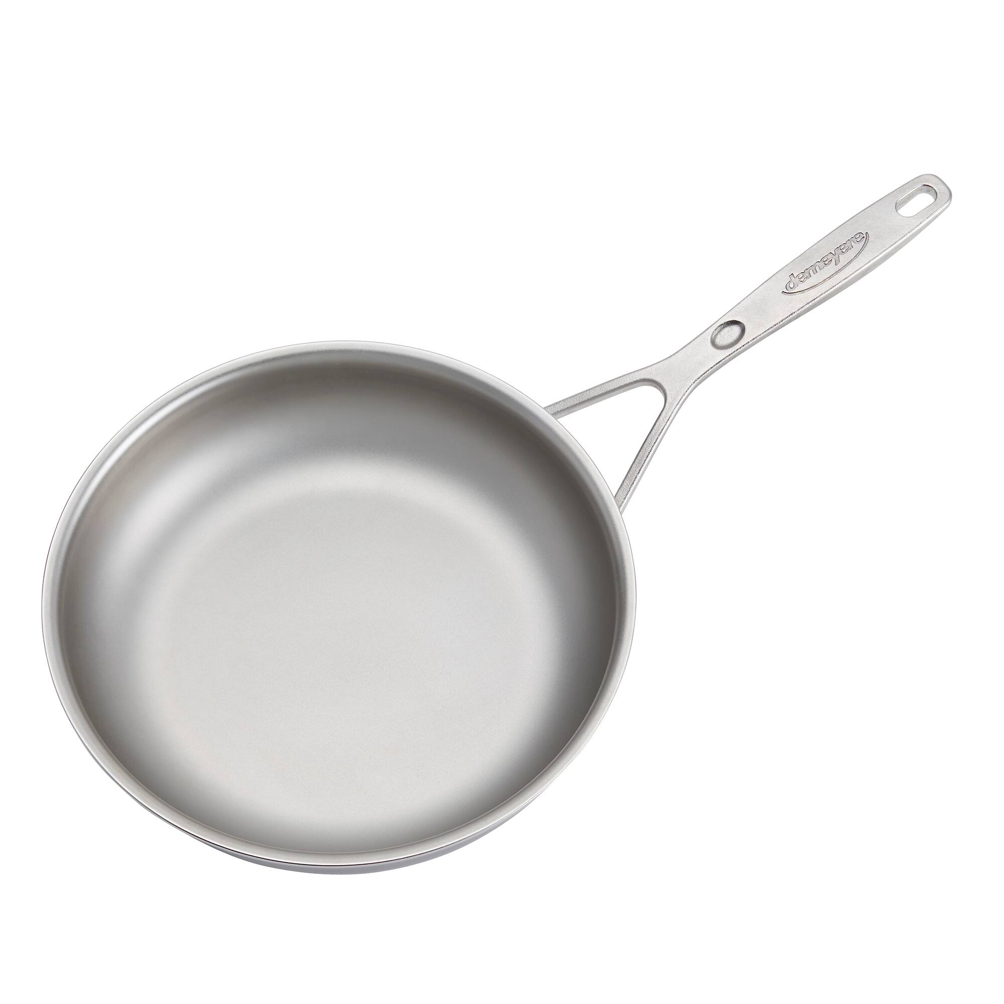 Alt View 3. Demeyere - Demeyere Industry 5 Nanotouch 9.5-inch fry pan - Stainless Steel.