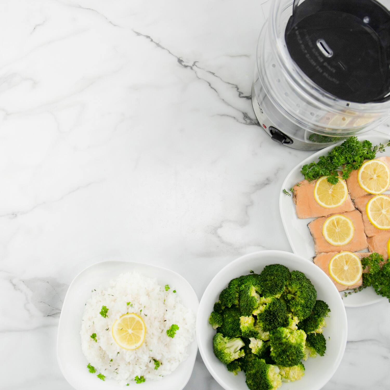 Angle. Nesco - 5-Qt Food Steamer - Multicolored.