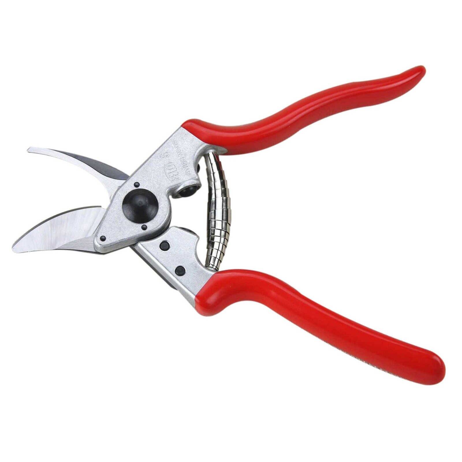 Alt View 3. JETRANSPORT - F6 Pruning Shears - 7.7" Swiss-made Garden Clippers For Medium Hands | Hand Pruners Gardening Tool With Precis - F32 Large Curved Anvil Right.