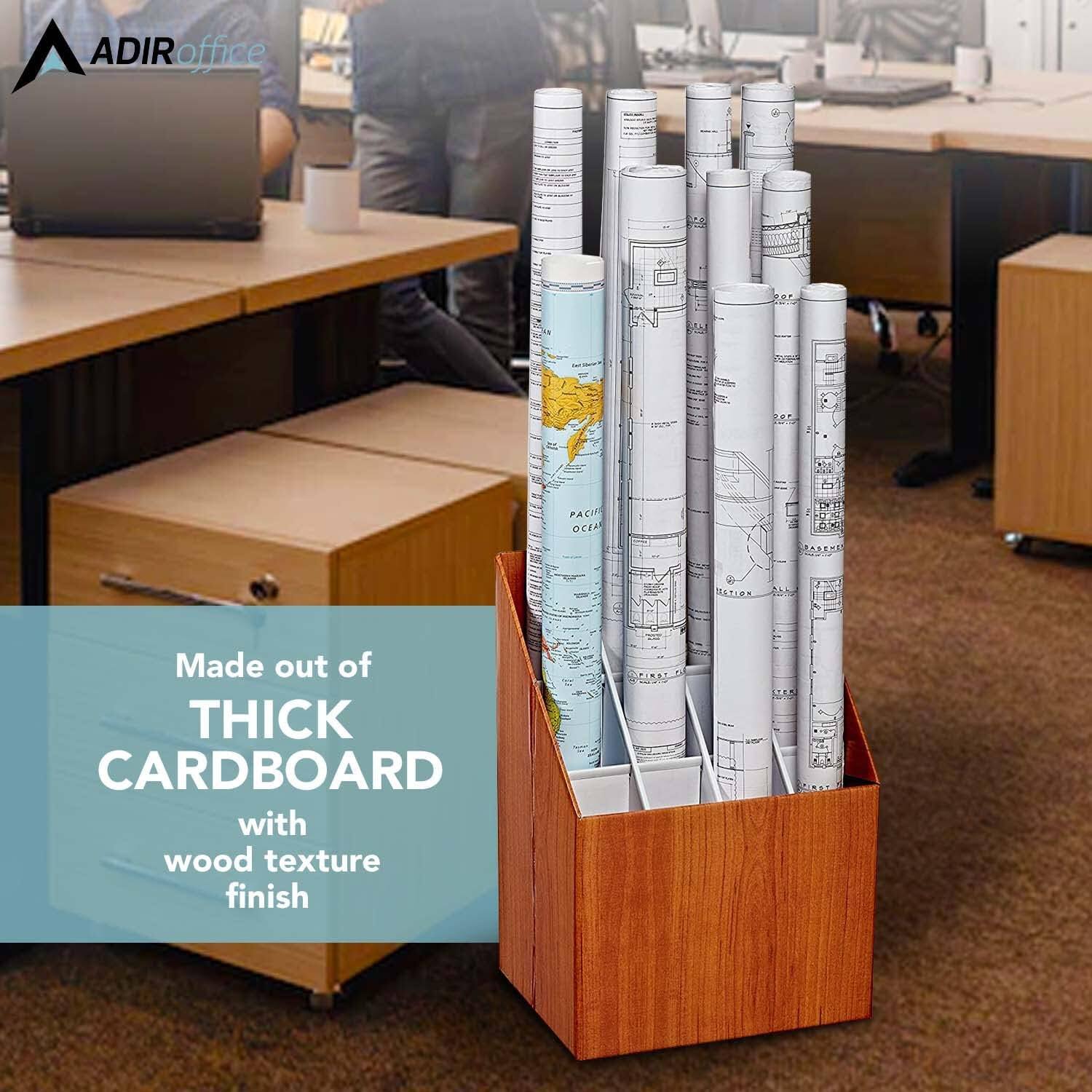 ADIR office Made out of THICK CARDBOARD with wood texture finish PACI OCiA