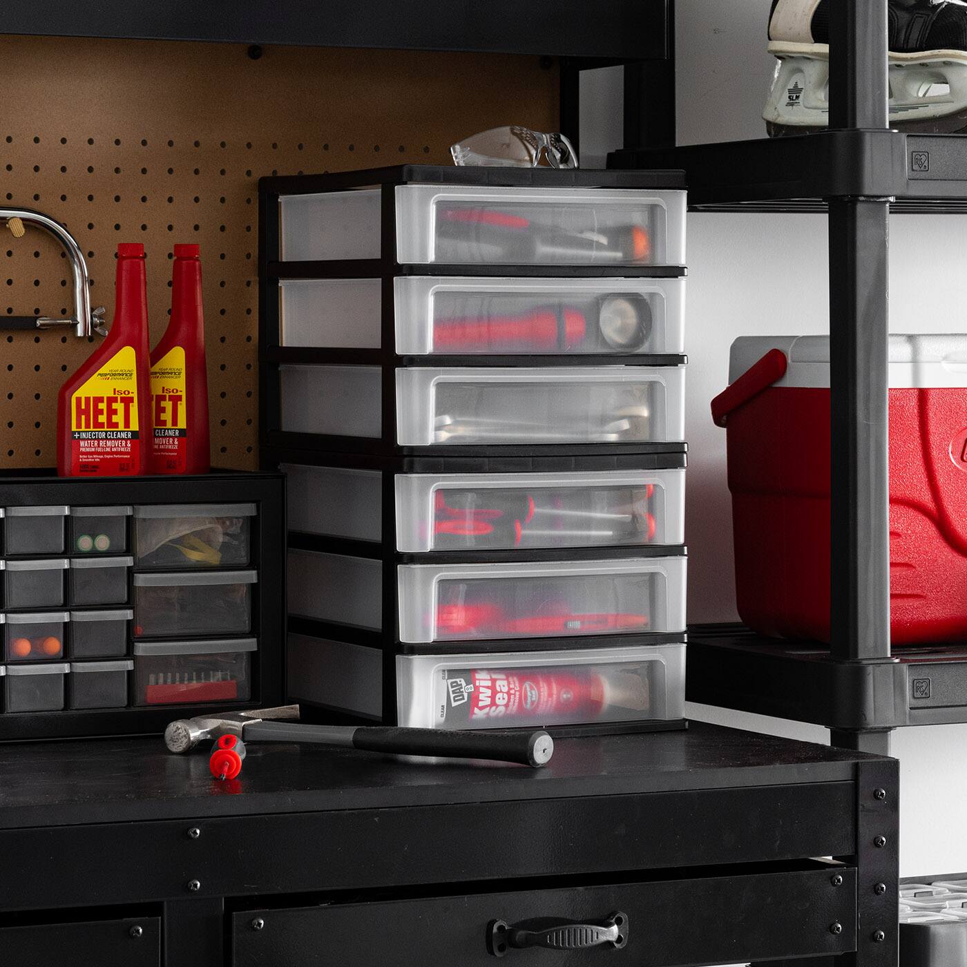 IRIS USA Plastic Clearview Desktop organize with Drawers - Best Buy